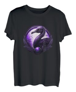 Bitcoin BTC Nostr lila Vogel Emu schön stark stolz fliegen T-Shirt