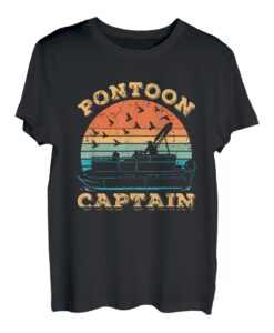 Boat Sailing Captains Sailors Boats Pontooning Pontoon Fan T-Shirt