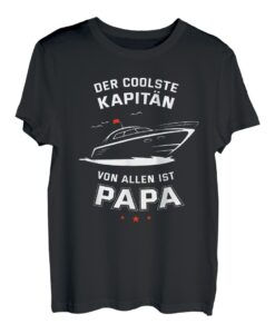 Boot Papa Vater Motorboot Bootfahren Geschenk T-Shirt