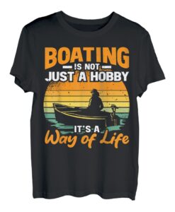 Bootfahren ist nicht nur ein Hobby, sondern eine Lebensweise, nautisch T-Shirt