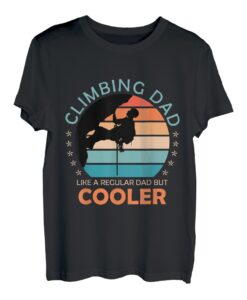 Boulder Papa wie ein normaler Vater nur cooler Klettern T-Shirt