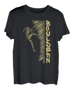 Bouldern Frauen Boulderin Kletterurlaub T-Shirt
