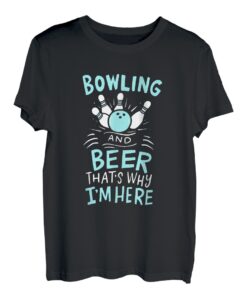 Bowling And Beer T-Shirt Bowler League Team Strike Club Geschenk T-Shirt