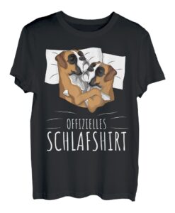 Boxer Hunde Offizielles Schlafshirt T-Shirt