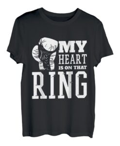 Boxing Mom Mein Herz ist auf diesem Ring T-Shirt
