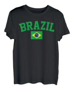 Brasilien Flagge Brasilien Stolz Kleidung Sport Trikot für Fans T-Shirt