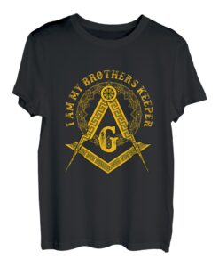 Bruder Hüter Schützen Beschützen Zirkel Freimaurer Geschenk T-Shirt