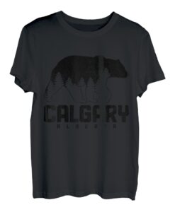 Calgary Alberta Kanada Bear Grizzly Pride im Freien, Vintage-Stil T-Shirt