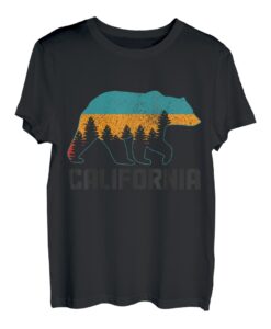 California Bear Grizzly Pride Outdoor Nature Vintage Cali T-Shirt