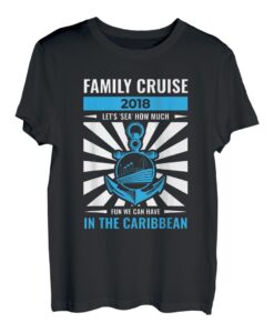 Caribbean Cruise T-Shirt für Familienurlaub 2018 T-Shirt
