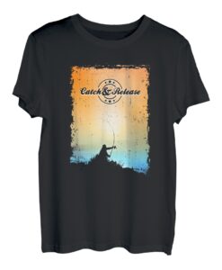Carp Angler Casting T-Shirt | Gedruckte Grafik Angelkleidung T-Shirt