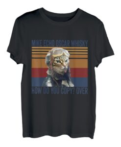 Cat Pilot Mike Echo Oscar Whisky Wie kopiert man Tank Top T-Shirt
