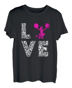 Cheerleader Love Cheerleaderin Cheerleading Liebe Tanz T-Shirt