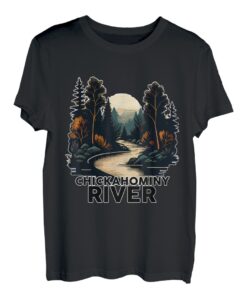 Chickahominy River T-Shirt Retro River Chickahominy T-Shirt