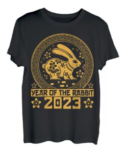 Chinesisches Happy New Year 2023 Year of the Rabbit Sternzeichen China T-Shirt