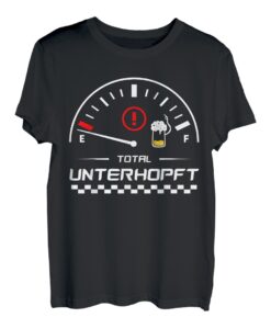 Chronisch Unterhopft Total Herren Since Ever Bier T-Shirt