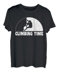 Climbing Time Kletterer Sportklettern Bouldern T-Shirt