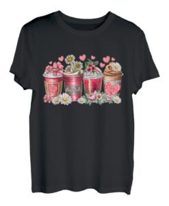 Coffee Mom Mama Eiscreme Latte Getränkebecher Muttertag T-Shirt