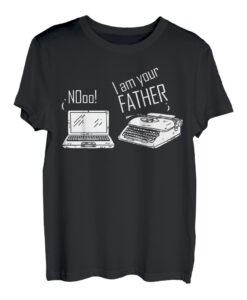 Computer Schreibmaschine Ich Bin Dein Vater I Am Your Father T-Shirt