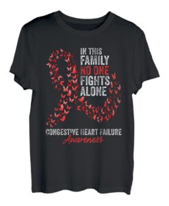 Congestive Heart Failure Awareness Month, rotes Band T-Shirt