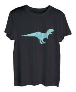 Cool geometrischer Tyrannosaurus Rex T-Rex Dinosaurier Dino T-Shirt