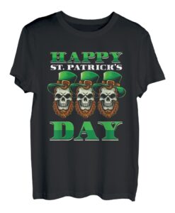 Cool irischer Heiliger Patrick Skulls Happy St Patrick's Day T-Shirt