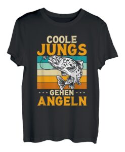 Coole Jungs gehen Angeln T-Shirt
