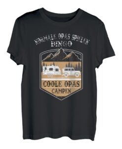 Coole Opas Wohnwagen Camping T-Shirt