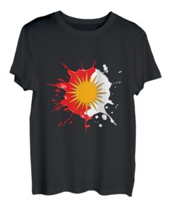 Cooles Jesiden yezidi I yezide yezidische Flagge Fahne T-Shirt