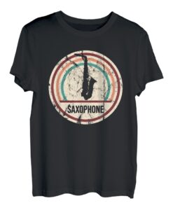 Cooles Retro Saxophon T-Shirt
