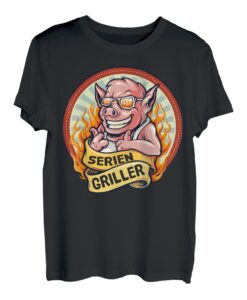 Cooles Schwein als GrillMeister und Seriengriller T-Shirt