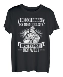Coolster Onkel Welt Patenonkel Pate Familie Taufe Neffe T-Shirt