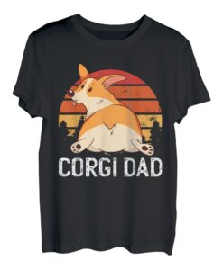 Corgi Dog Dad zum Vatertag für alle Väter T-Shirt