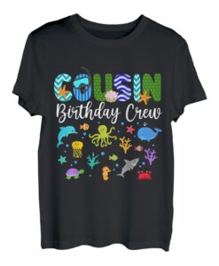 Cousin Birthday Crew Sea Ocean Fish Angeln Bruder Cousin T-Shirt
