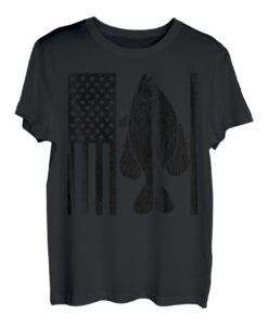 Crappie Fishing Patriotische amerikanische Flagge Panfish Geschenk T-Shirt