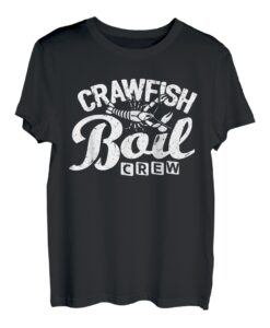 Crawfish Boil Rundhemd Cajun Crayfish Party Festival Team T-Shirt