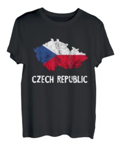 Czech Republic Tschechien Karte Czechia Urlaub Tscheche T-Shirt