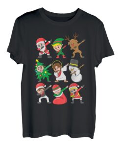 Dabbing Weihnachtsmann Elf Friends Weihnachten Kinder Jungen Männer Weihnachten T-Shirt