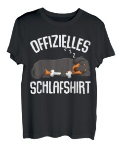 Dackel Offizielles Schlafshirt Dachshund Hund Teckel T-Shirt