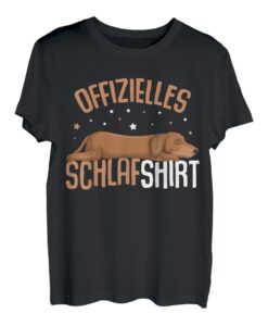Dackel Offizielles Schlafshirt Hund Teckel Dachshund T-Shirt