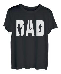 Dad Fishing - Vatertags-Angelgeschenk - Papa Fisherman T-Shirt