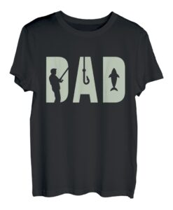 Dad Fishing - Vatertags-Angelgeschenk - Papa Fisherman T-Shirt