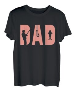 Dad Fishing - Vatertags-Angelgeschenk - Papa Fisherman T-Shirt