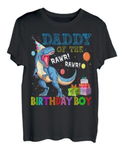 Daddy Of The Birthday Boy Dinosaurier T Rex Family B-Day T-Shirt