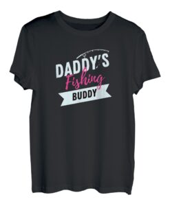 Daddy's Fishing Buddy - Pink T-Shirt