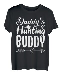 Daddy's Hunting Buddy Süßer Vater und Sohn Hunter Lustig T-Shirt