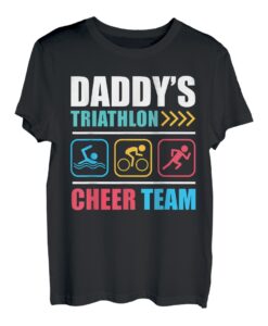 Daddy's Triathlon Cheer Team T-Shirt