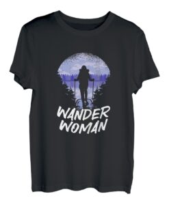 Damen Bergsteiger Wander Woman Wandern Frauen Bergsteigen Spruch T-Shirt