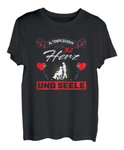 Damen Berufskleidung für Altenpflegerin Altenpflege Pflegehelferin T-Shirt