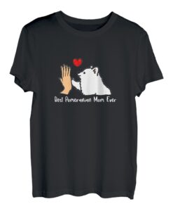 Damen Beste Pommersche Mama aller Zeiten Beste Hundemama Pommersche Hundemama T-Shirt